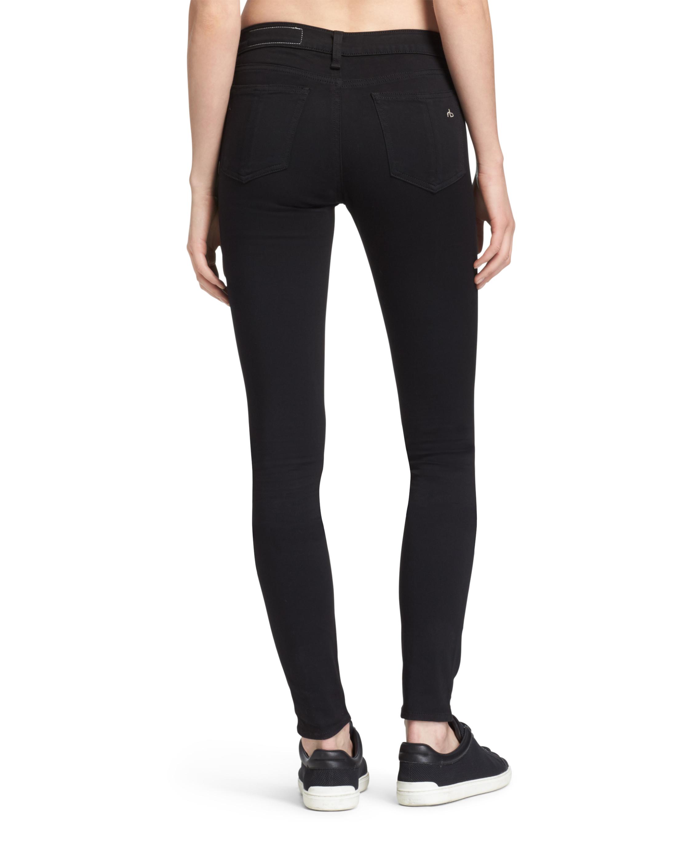 rag and bone black legging jeans