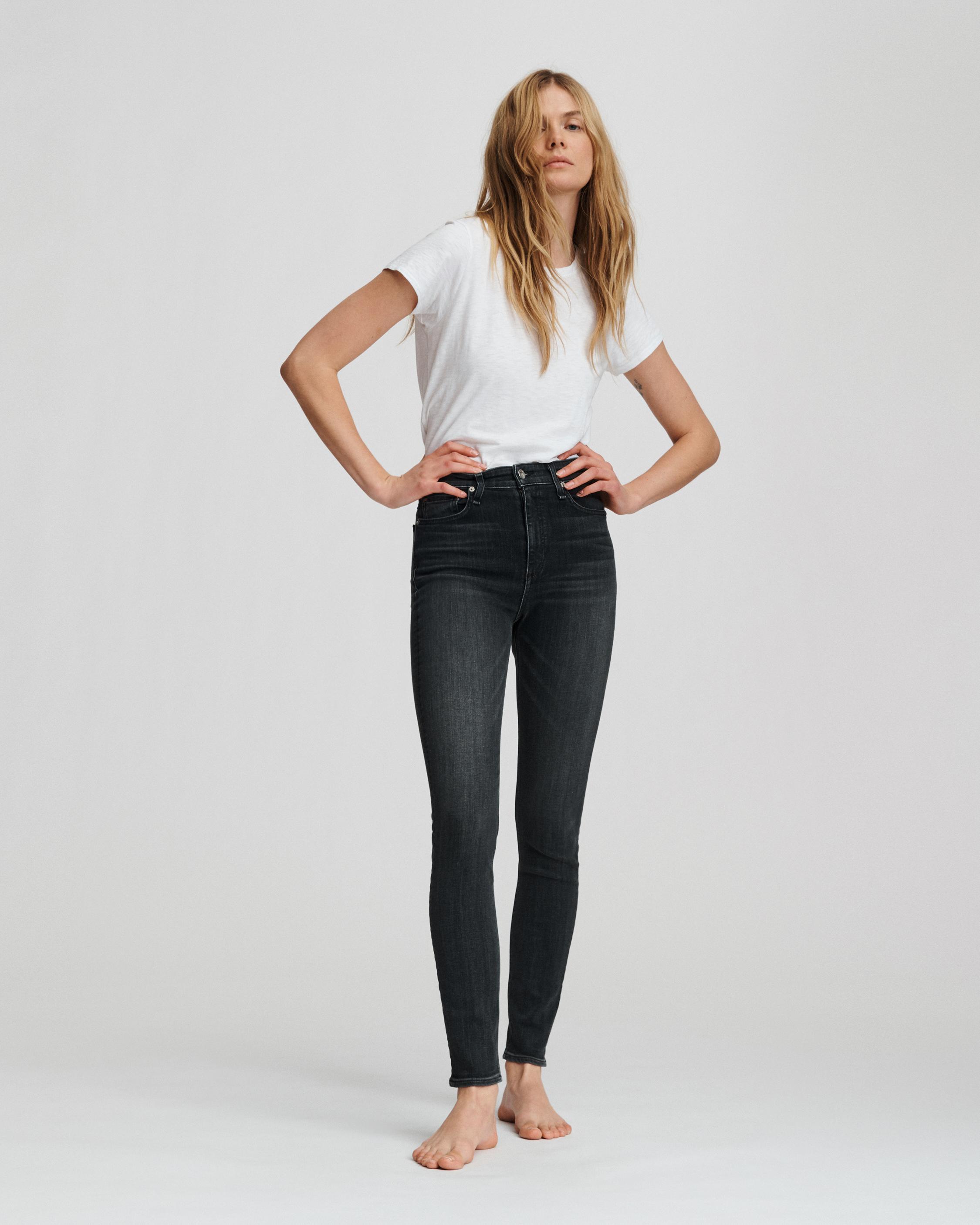 Skinny Jeans: Black, White & Denim with Edge | rag & bone