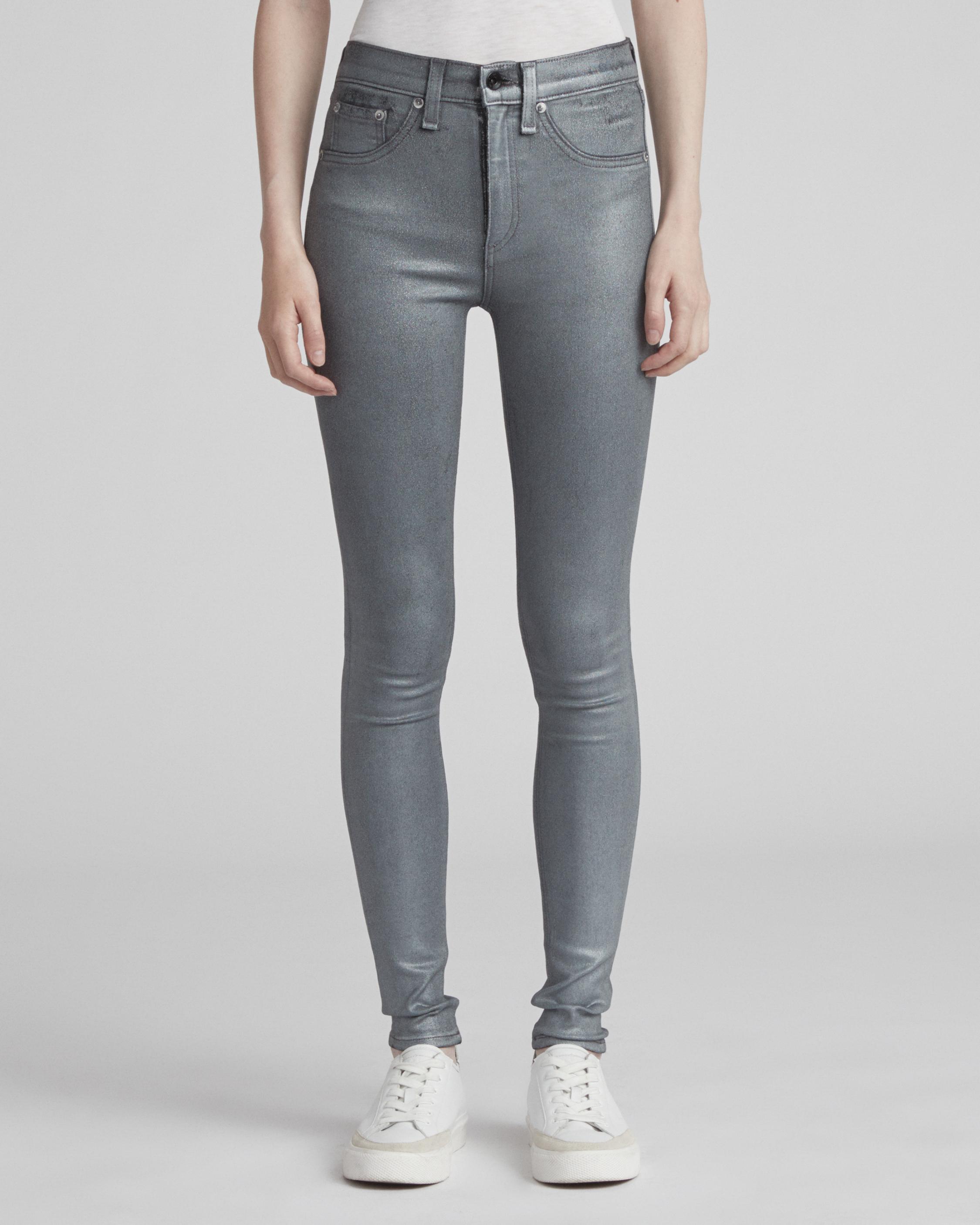 rag and bone coated jeans