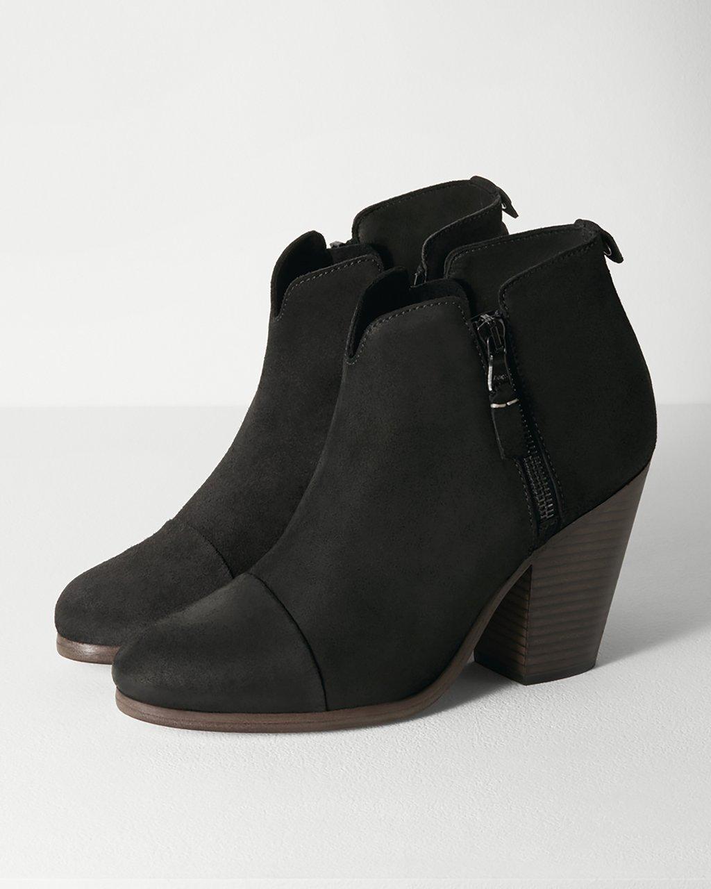 Margot Leather Ankle Boots in Black | rag & bone