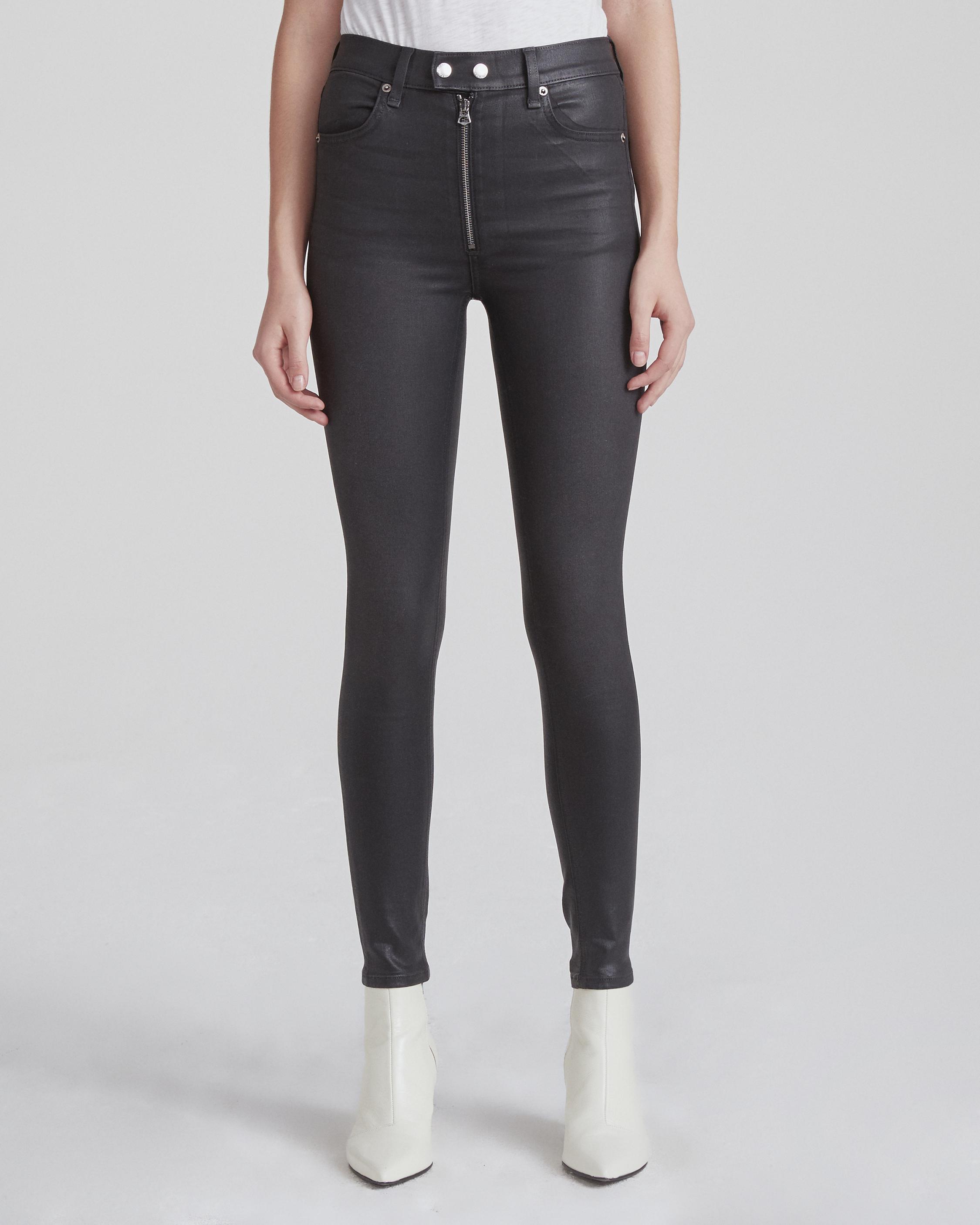 rag and bone baxter coated jeans