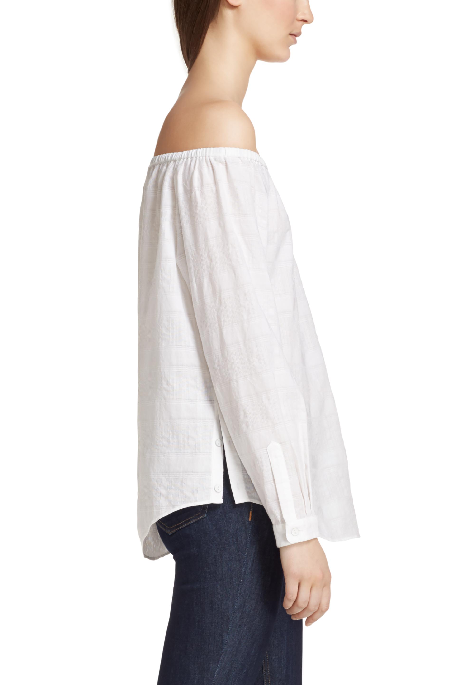 rag and bone off the shoulder top