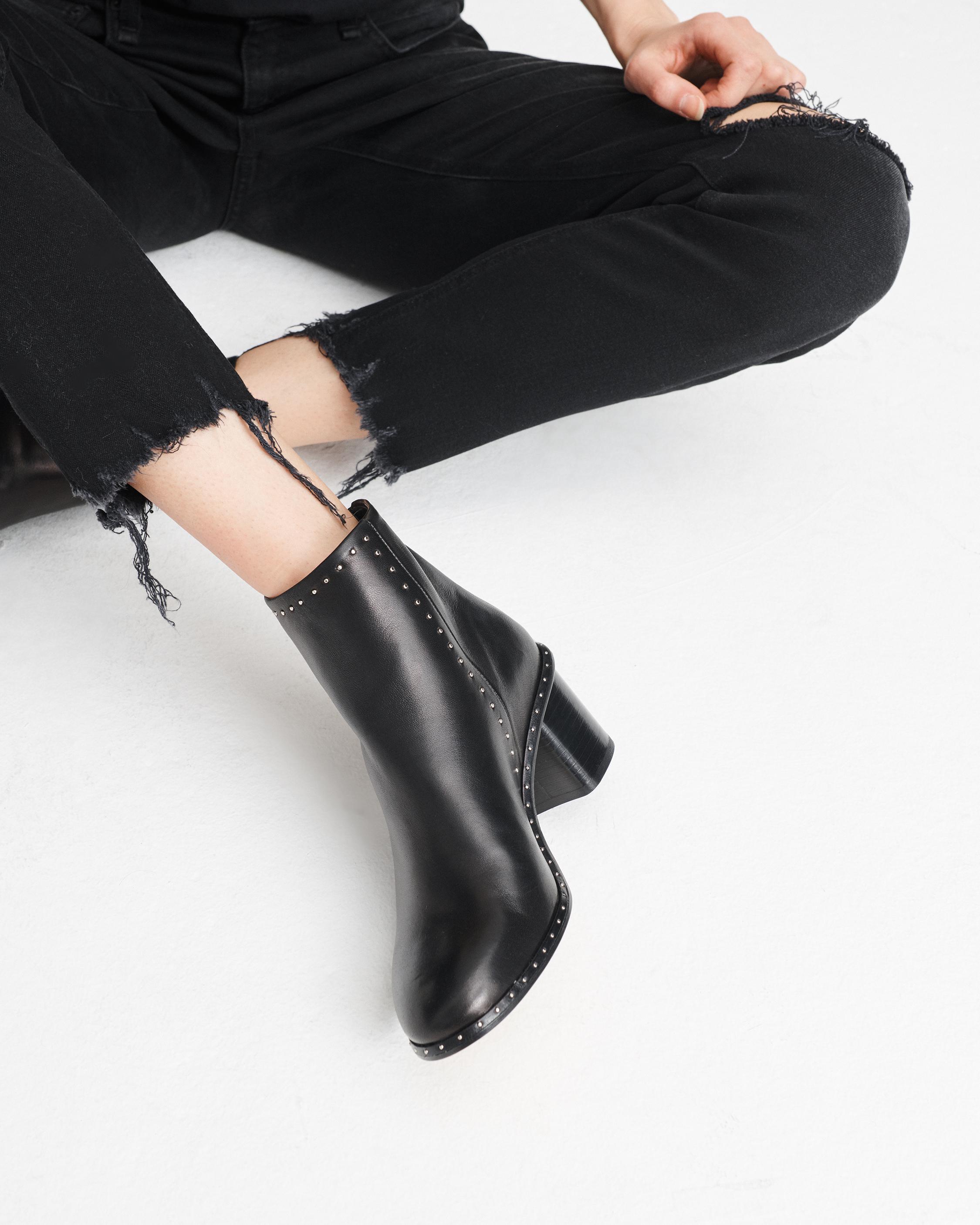 rag and bone leather ankle boots