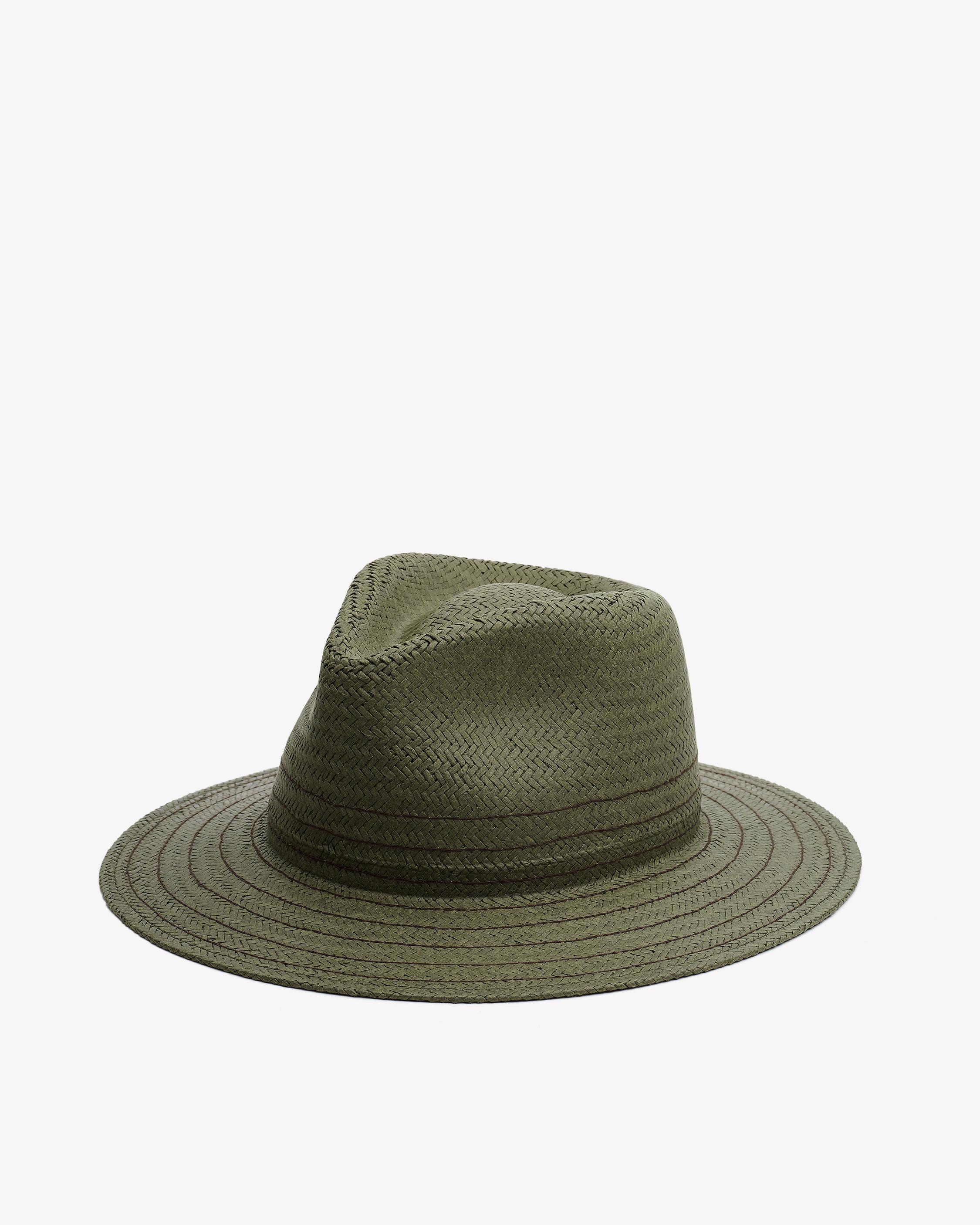 RAG & BONE PACKABLE STRAW FEDORA
