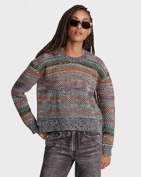 RAG & BONE Willow Wool Rainbow Sweater