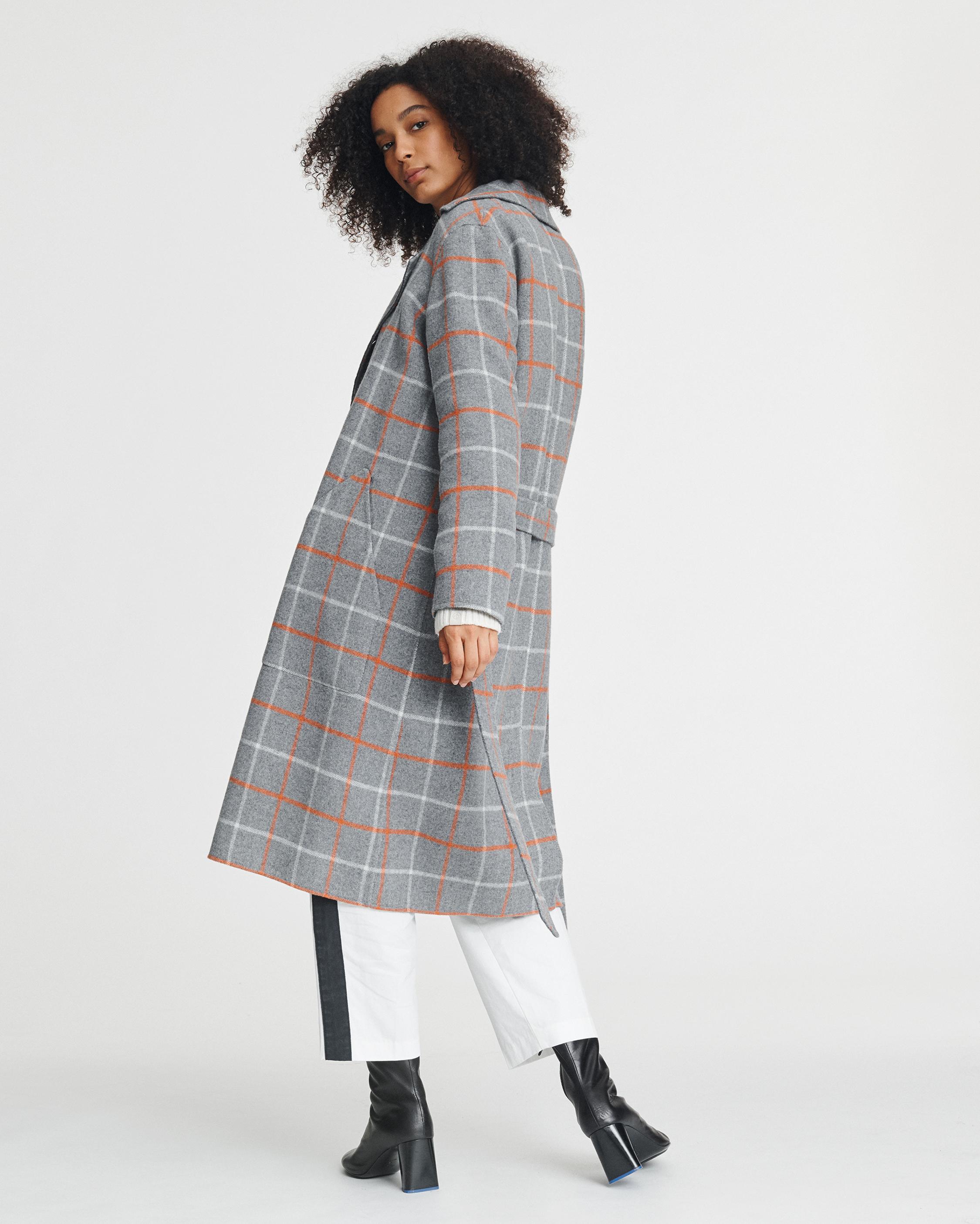 rag and bone plaid coat