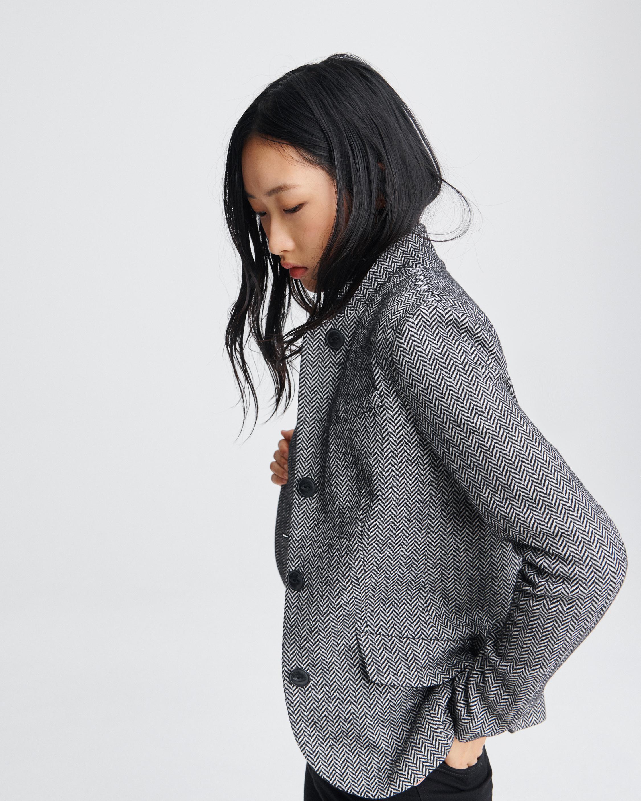 RAG & BONE SLADE HERRINGBONE BLAZER