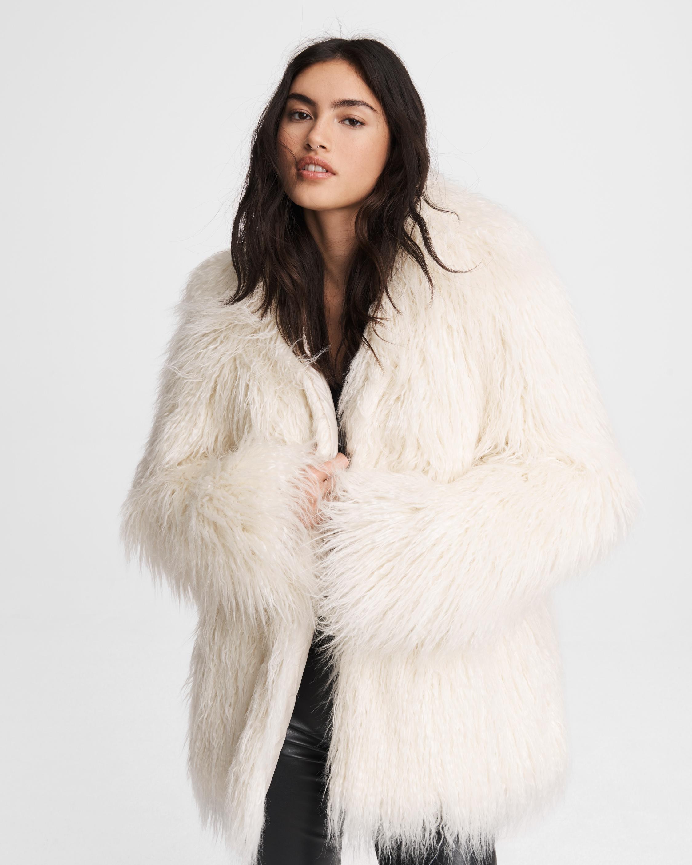 Adelyn Mongolian Faux Fur Coat | Apparel Coats & Jackets | rag & bone
