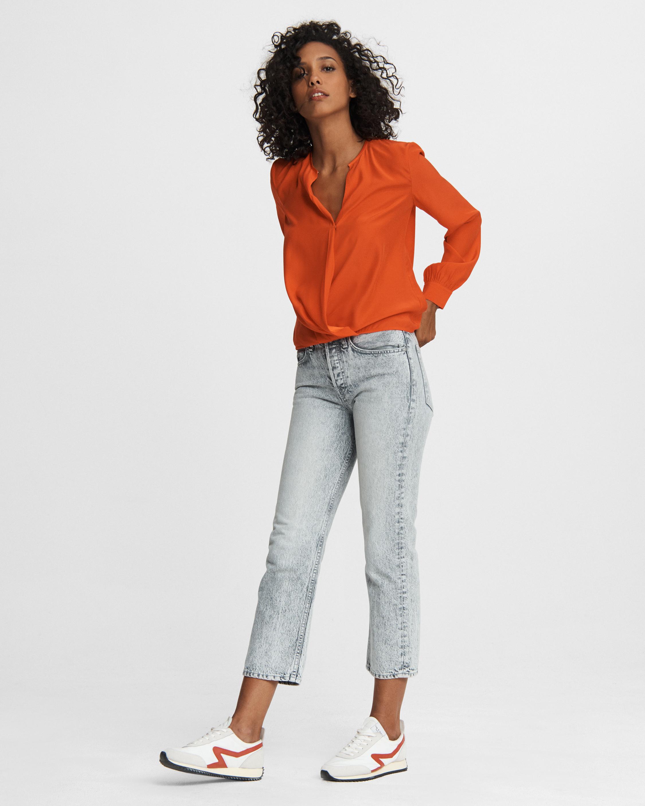 rag & bone silk blouse