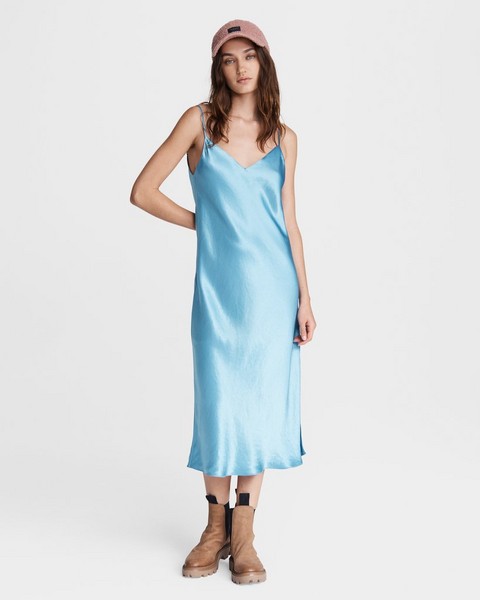 RAG & BONE Mallory Slip Midi Dress