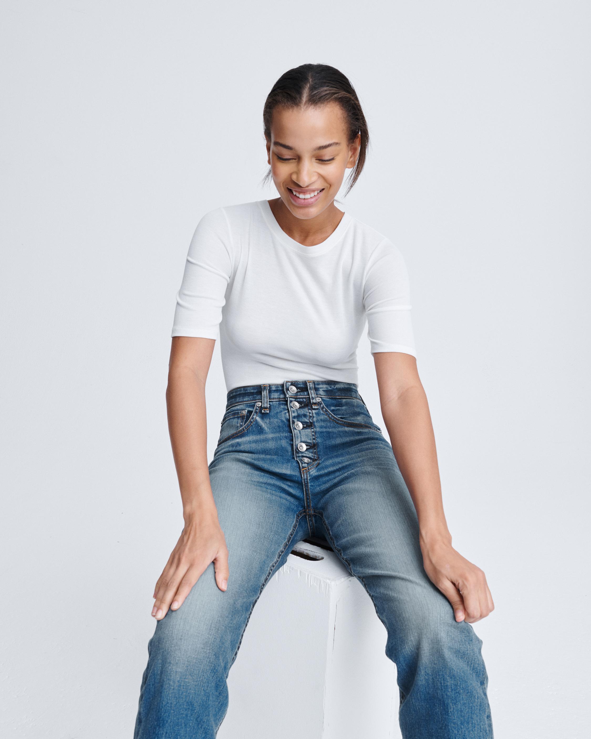 RAG & BONE KARI RIB SLIM TEE