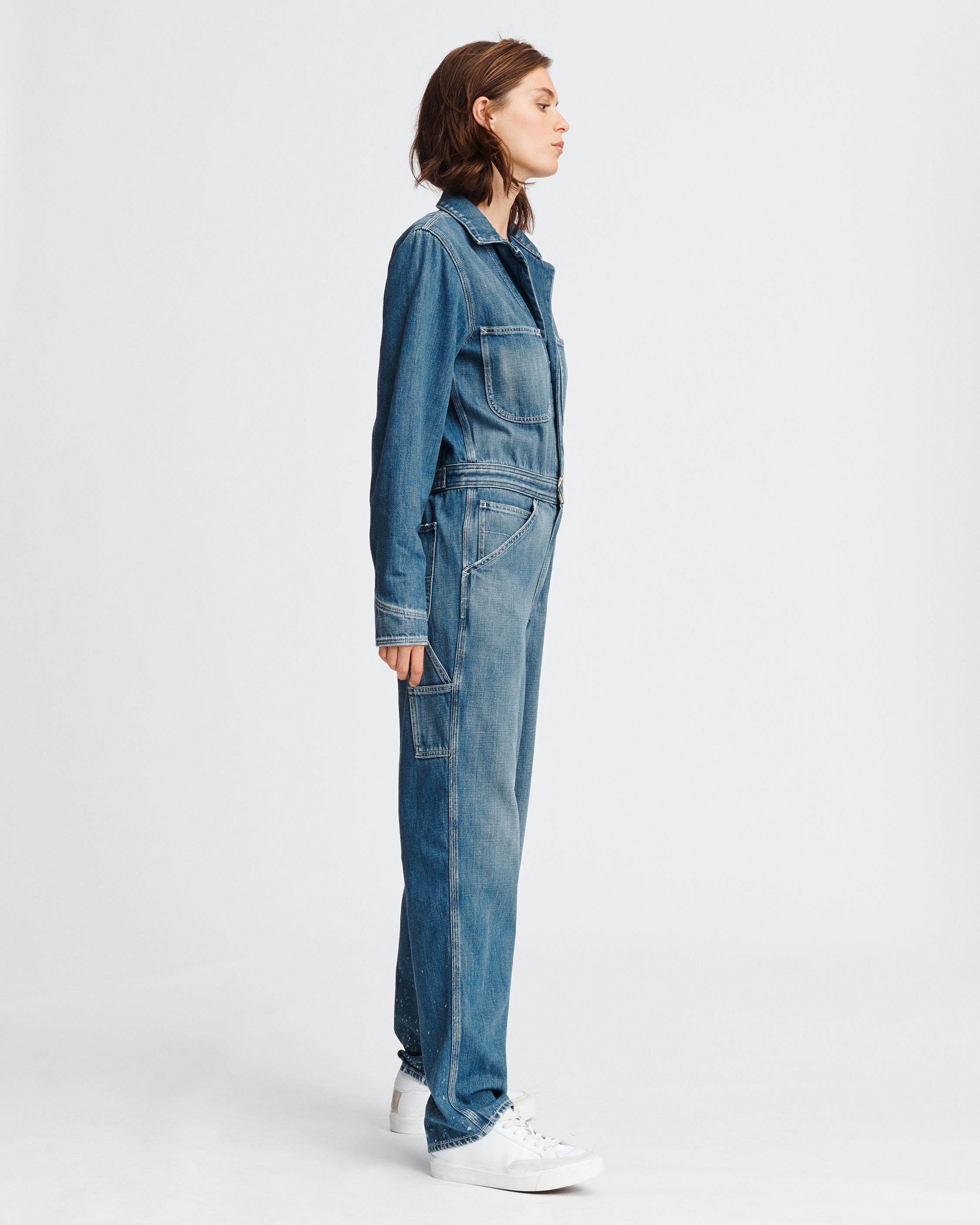h and m denim boiler suit