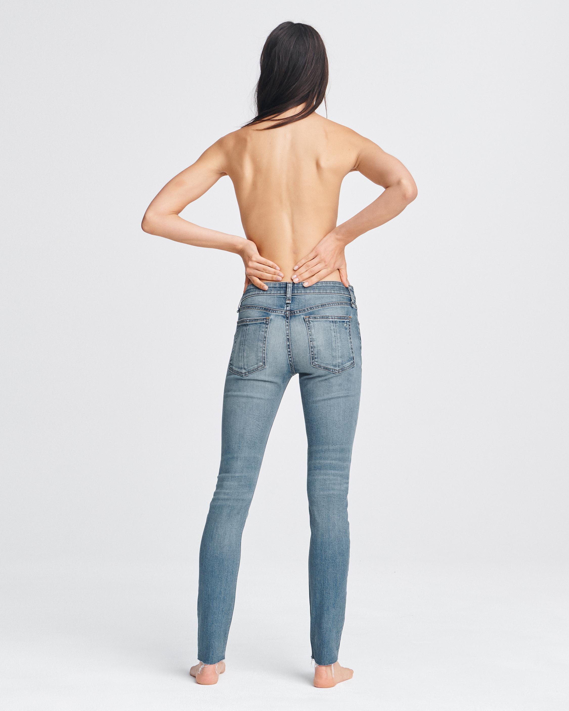 rag and bone mid rise skinny