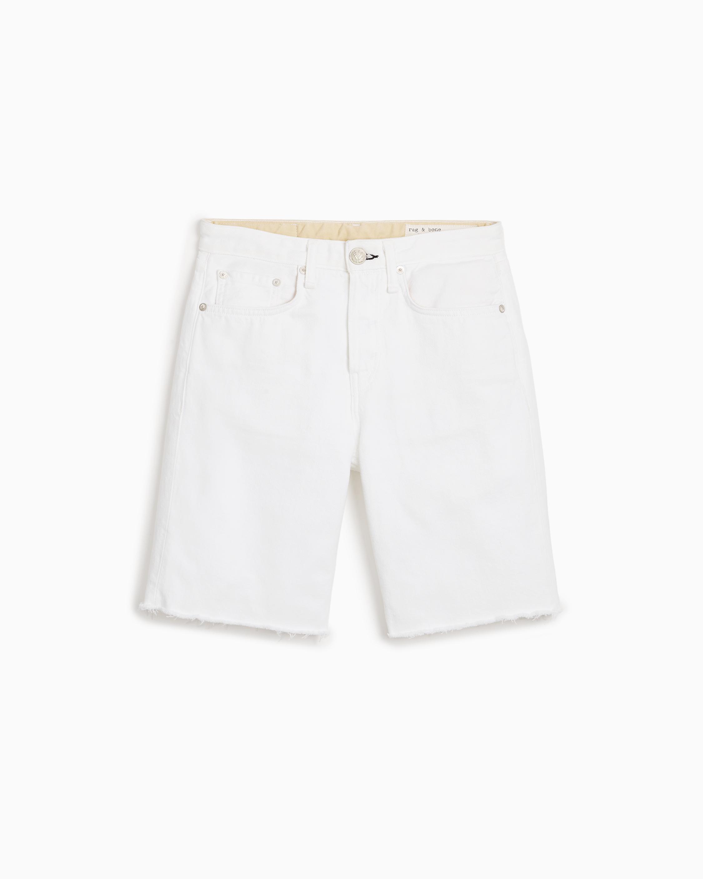 white jeans short