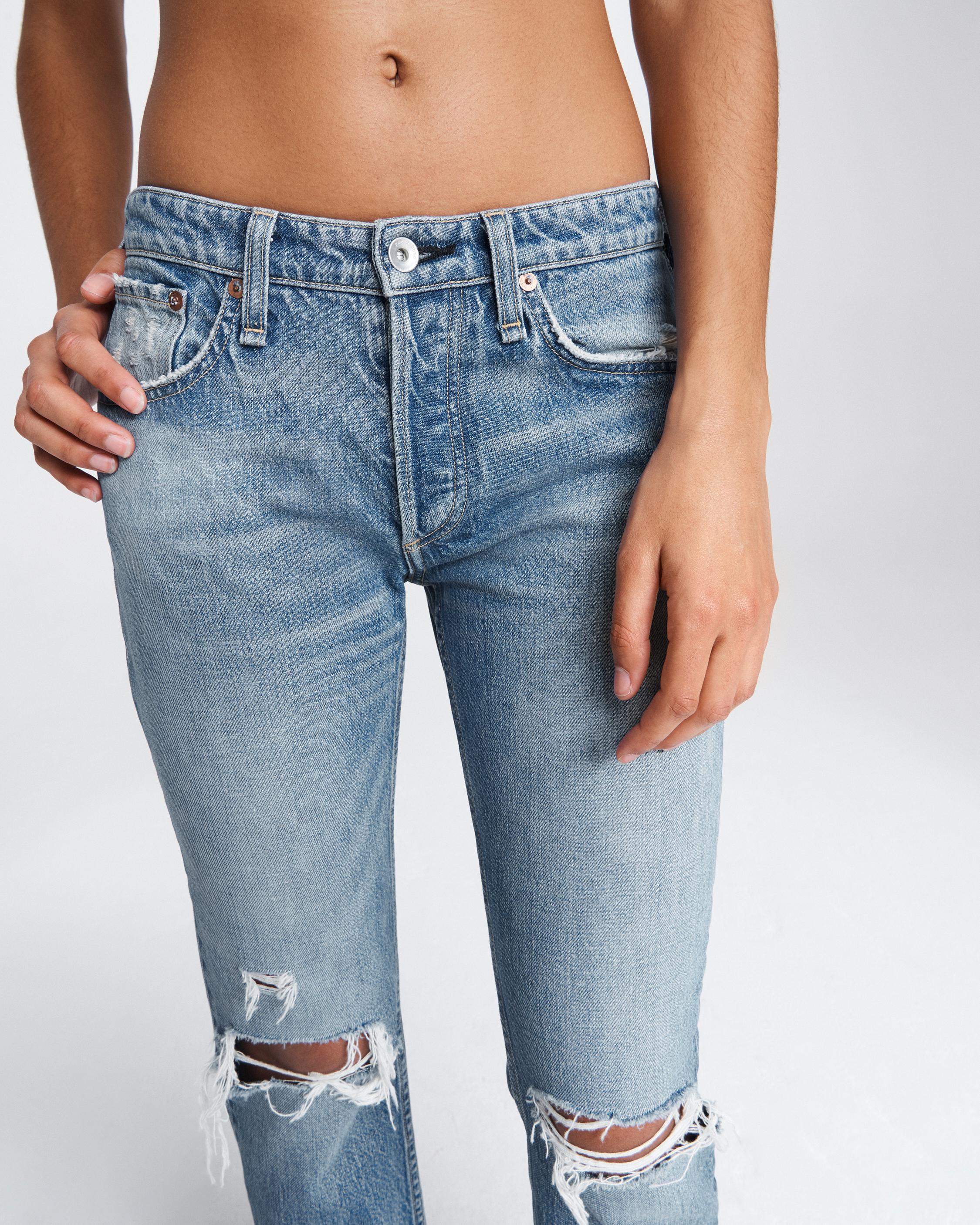 rag and bone mid rise jeans