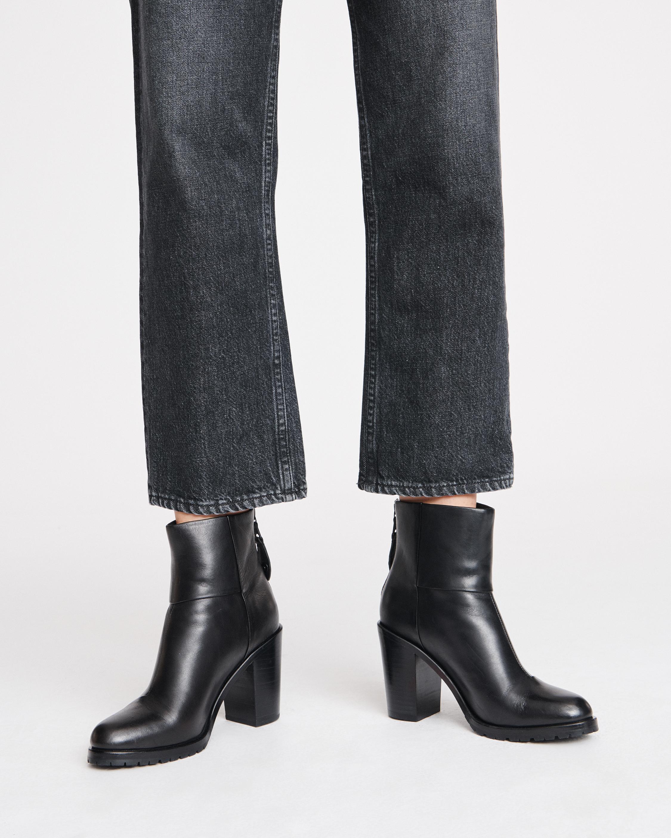 rag and bone black ankle boots