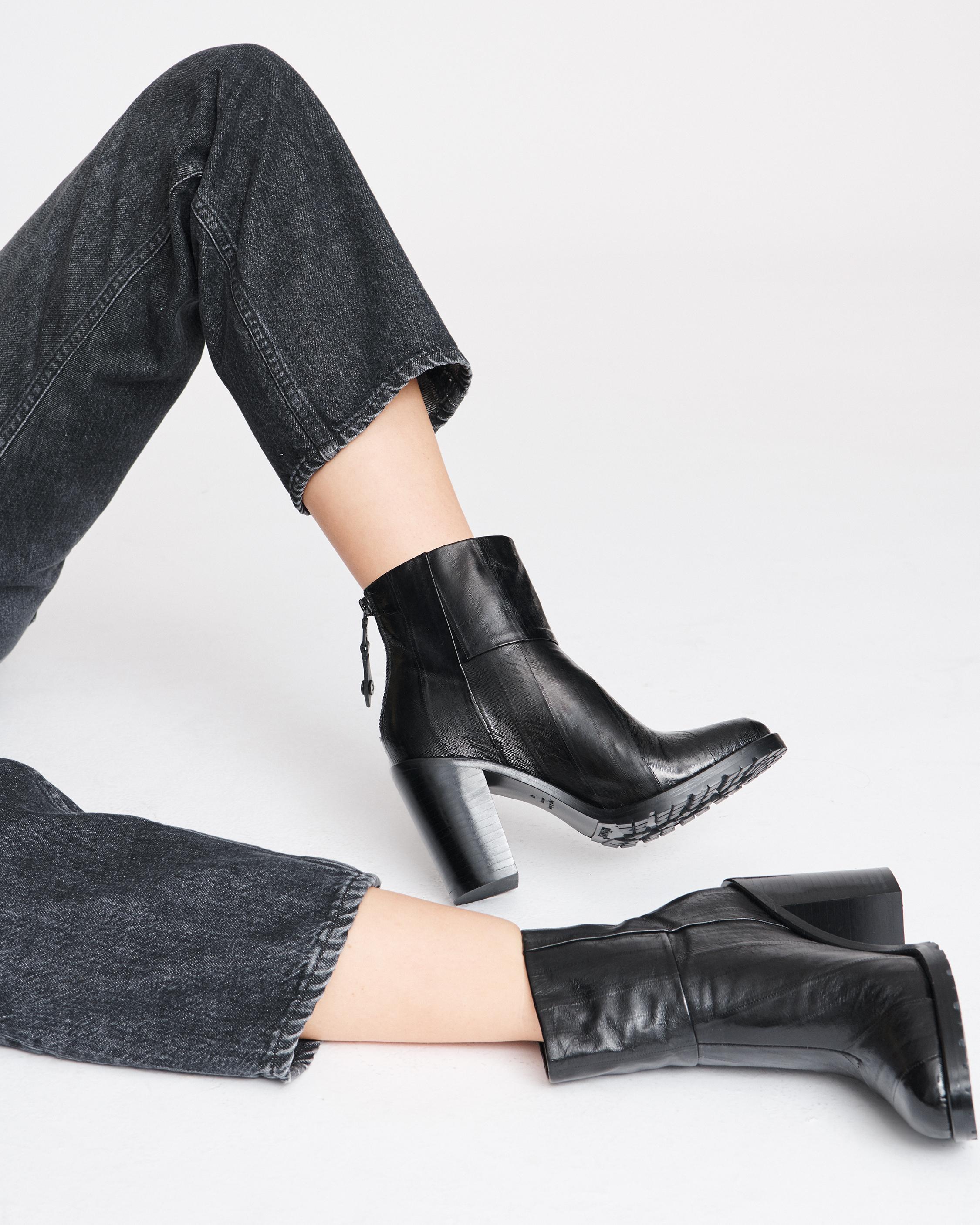 The Newbury Boot 2 0 In Black Eel Rag Bone