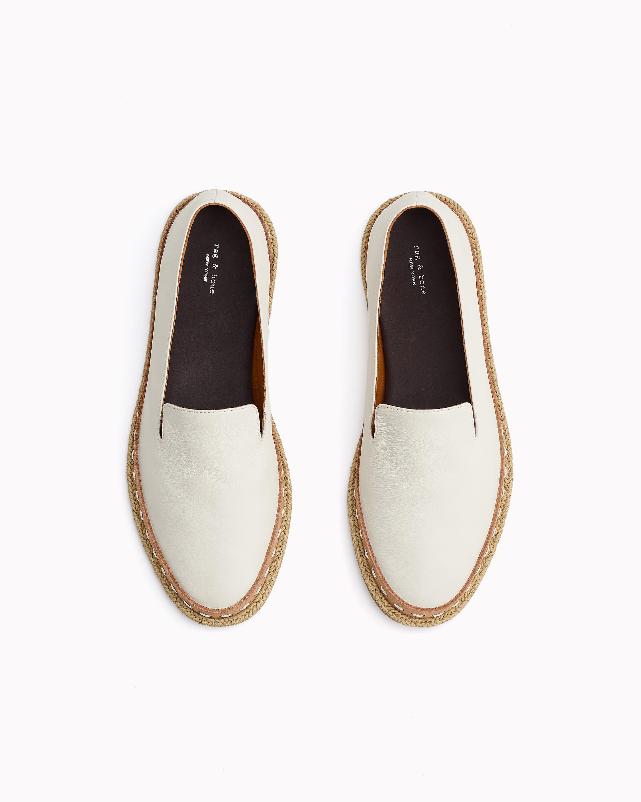 rag and bone white loafers