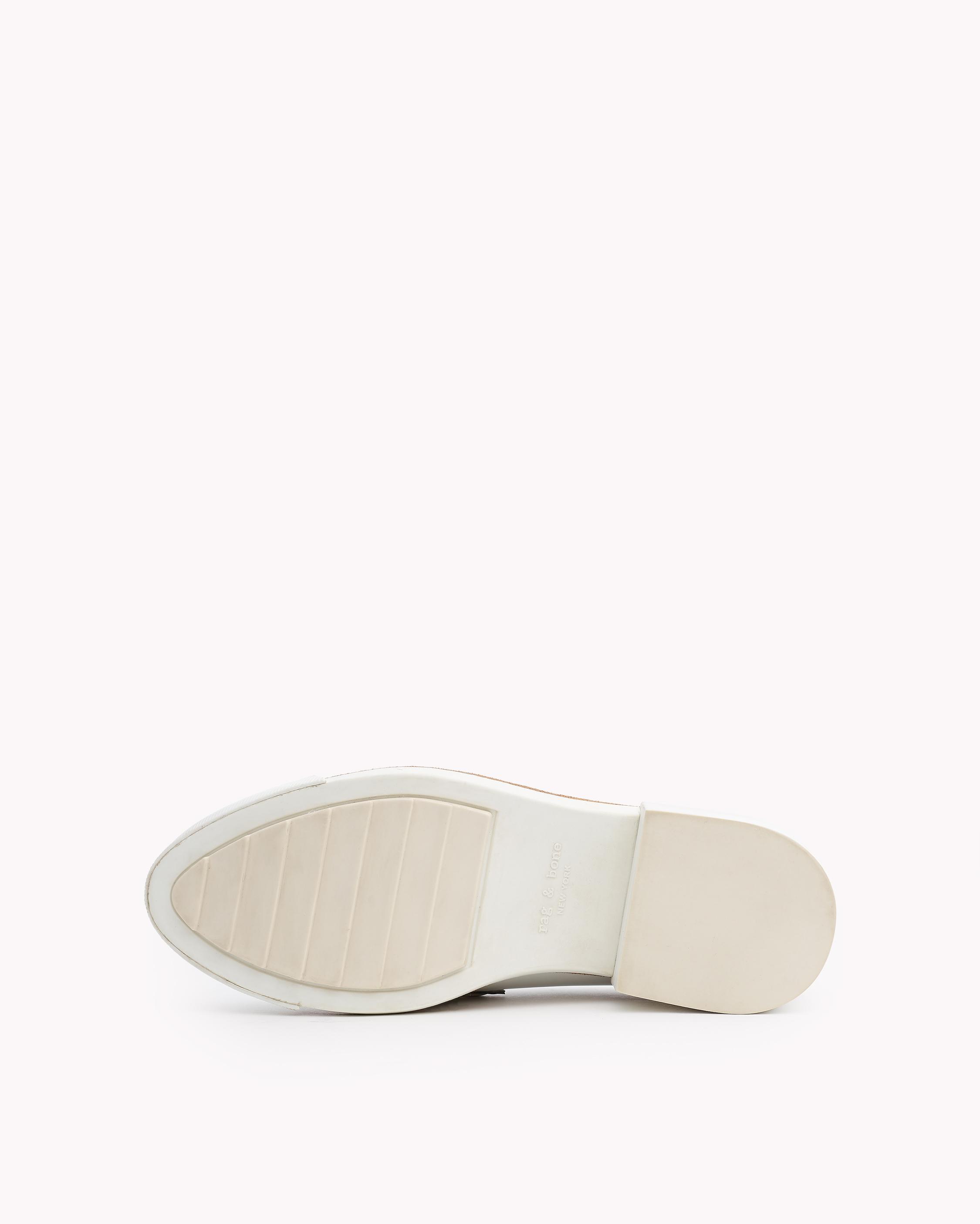 rag and bone white loafers