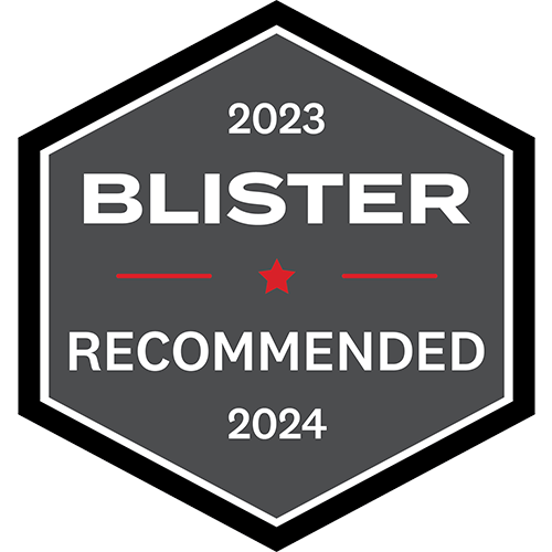 blister recommended
