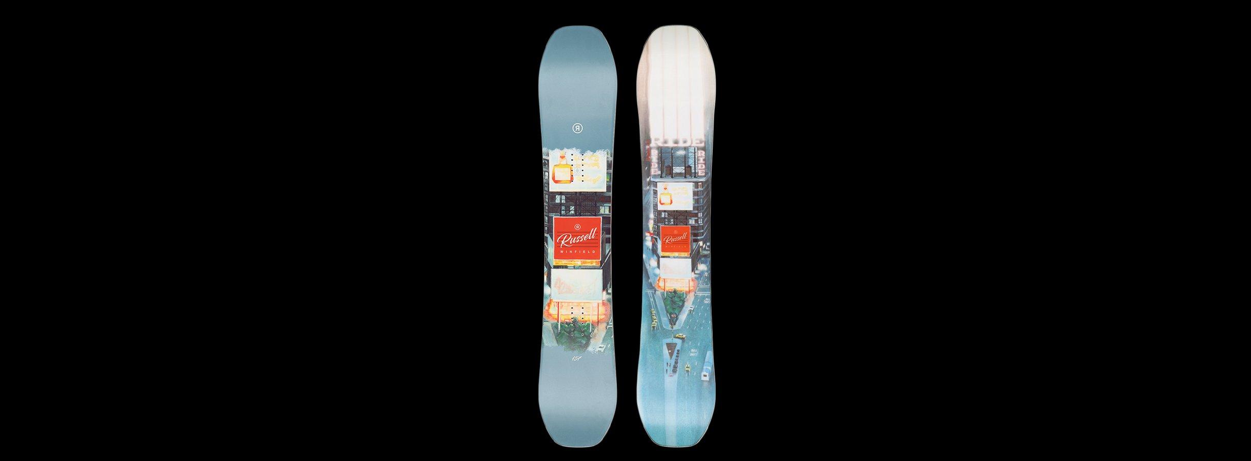 Snowboard Ride Algorythm Wide - Homme, All-Mountain, Graphique Russell Winfield, 2024