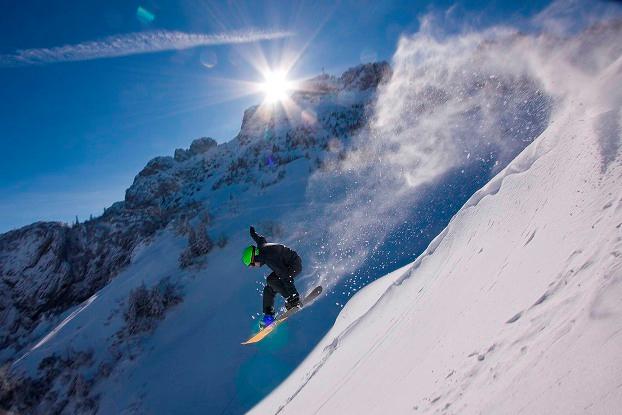 Kampenwand Snowboarding Sportfotografie