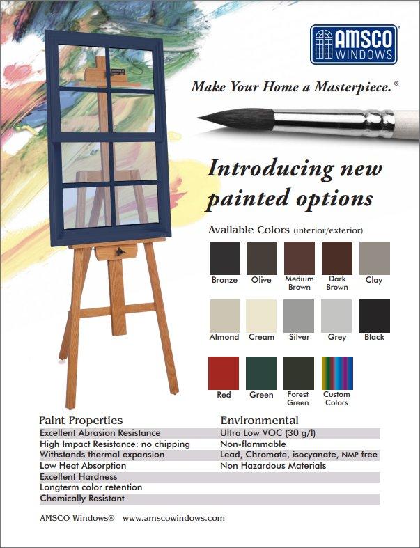 AMSCO Windows Painted Options Flyer