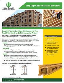 Boise Cascade Deep Depth BCI® Joists