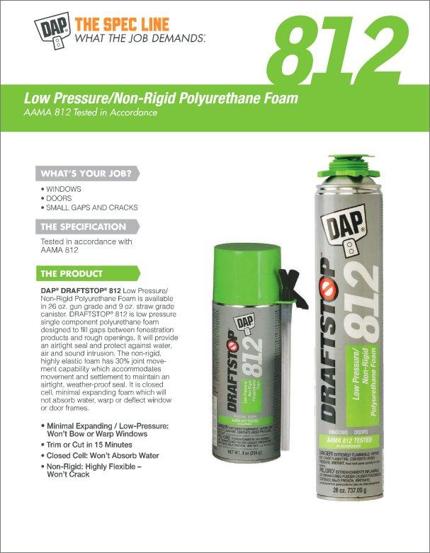 DAP Draftstop 812 Foam Sealant