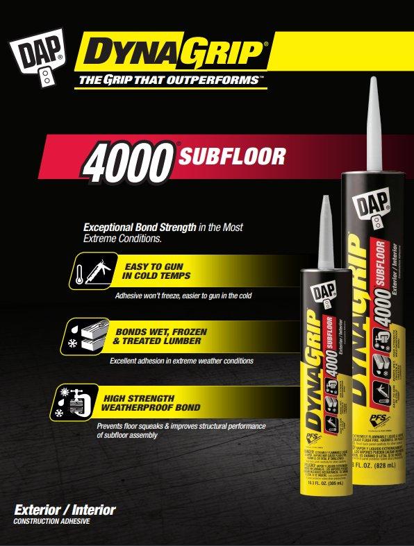 DAP DynaGrip 4000 Subfloor