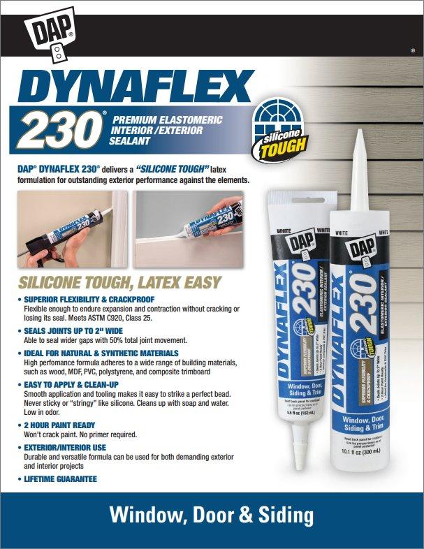DAP Dynaflex 230 Elastomeric Sealant