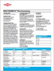 Dow - Weathermate Plus Housewrap