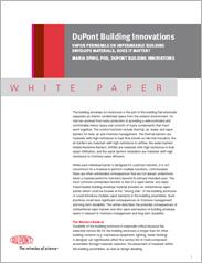 DuPont™ Building Innovations White Paper