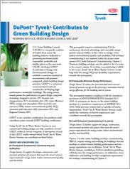 DuPont™ Tyvek® Green Building