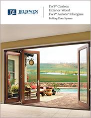 JELD-WEN® IWP® Custom Exterior Wood and IWP Aurora® Fiberglass Folding Door System