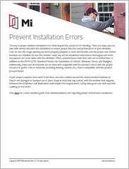 MI Prevent Installation Errors