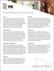 MI - Seven Reasons to Choose MI