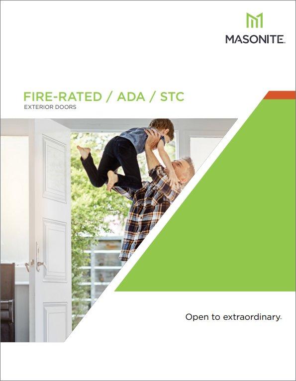 Masonite® Fire-Rated Exterior Doors