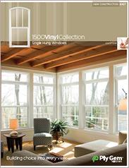 Ply Gem® 1500 Vinyl Collection Single Hung Custom Windows Spec Sheet - East