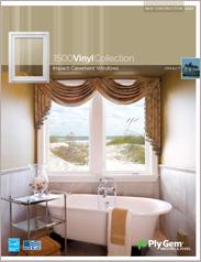 Ply Gem® 1500 Vinyl Collection Impact Casement Windows Spec Sheet - East