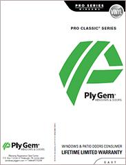 Ply Gem® Pro Classic Series Window Warranty - East