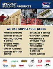 BMC Specialty Building Products Sell Sheet