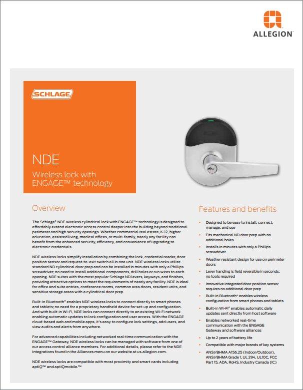Schlage® NDE Wireless Lock