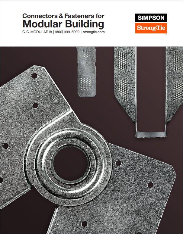 Simpson Strong-Tie® Connectors and Fasteners for Modular Building