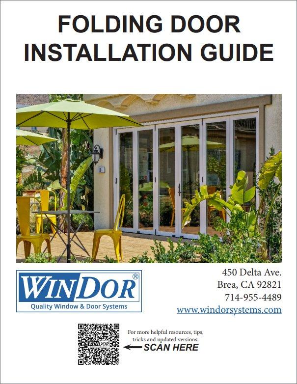WinDor Folding Doors Installation Guide