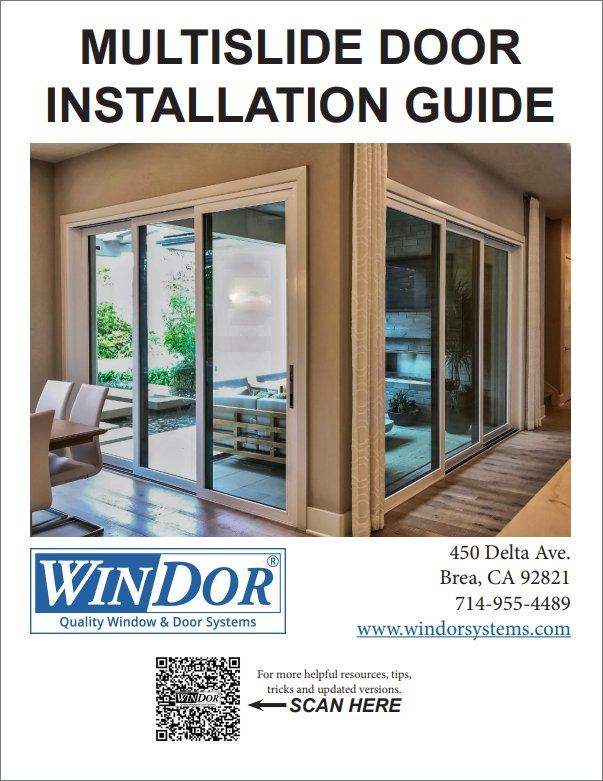WinDor Multi-Slide Door Installation Guide