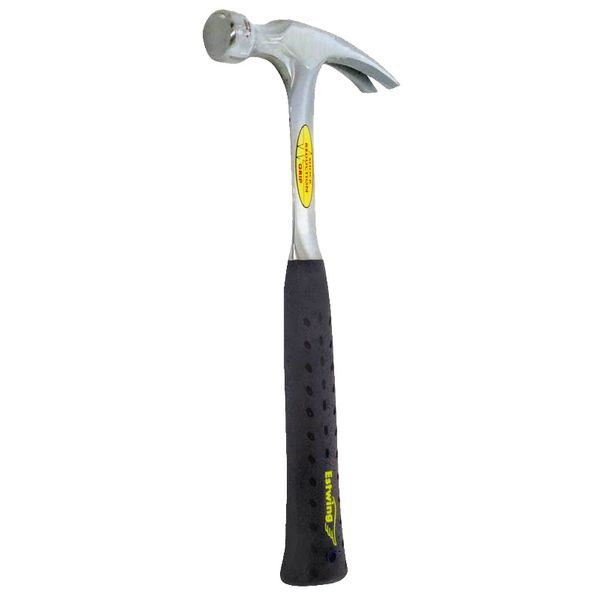 EstWing E316S 16 oz Rip Claw Solid Steel Hammer Smooth Face 