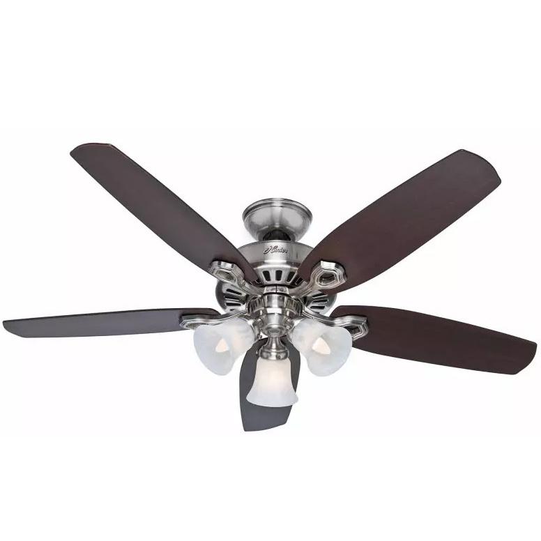 Builder Plus 52 3 Light Ceiling Fan Hunt53237 Build With Bmc