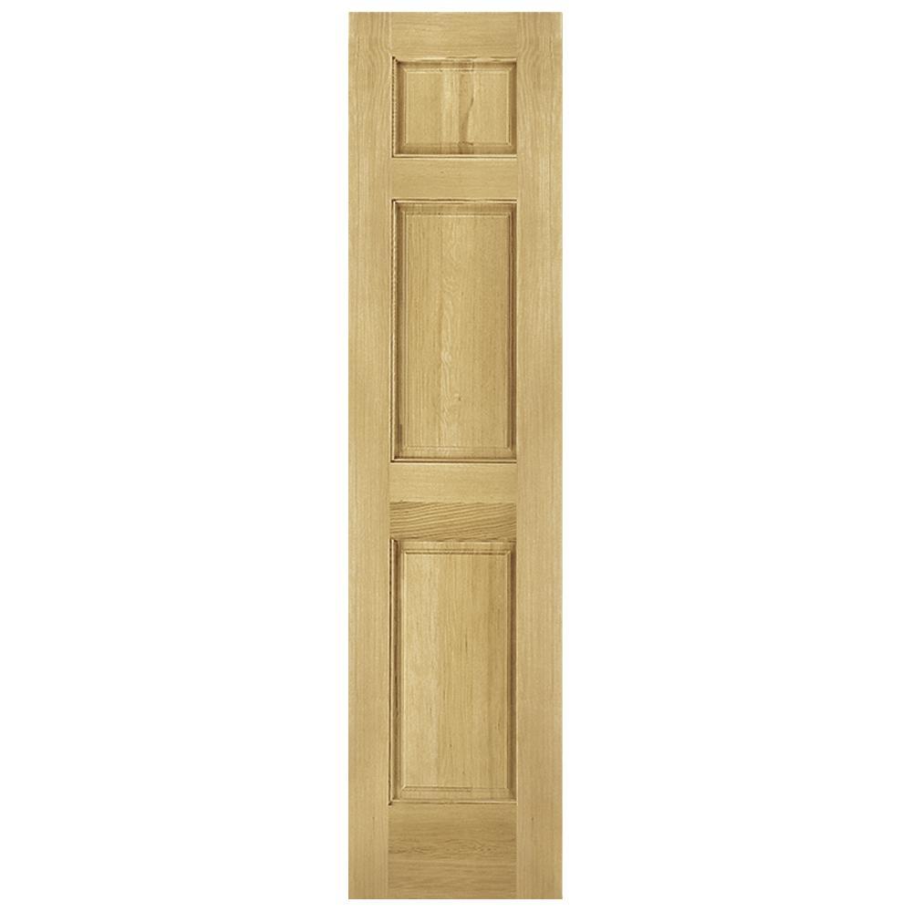 3 Panel Interior Pine Door Full Square P6p1068fs