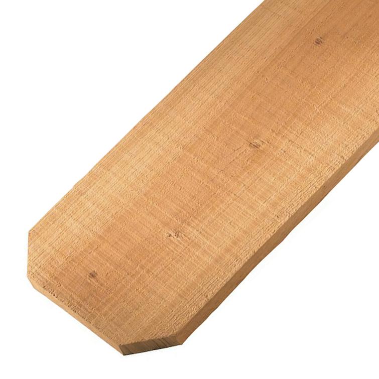 redwood dog ear fence